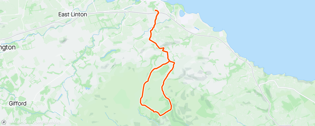 Map of the activity, Cycling ⛅