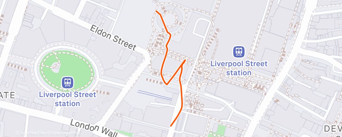 Map of the activity, Morning Mountain Bike Ride