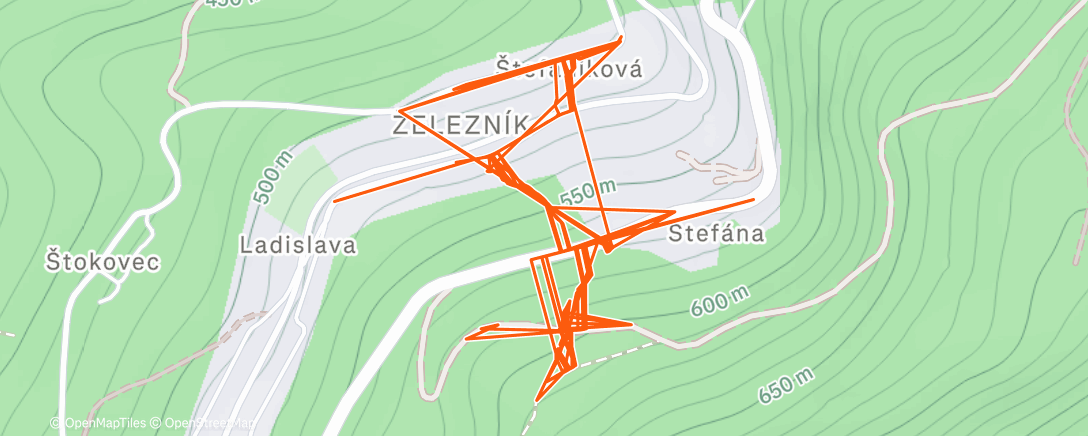 Карта физической активности (Morning Run)