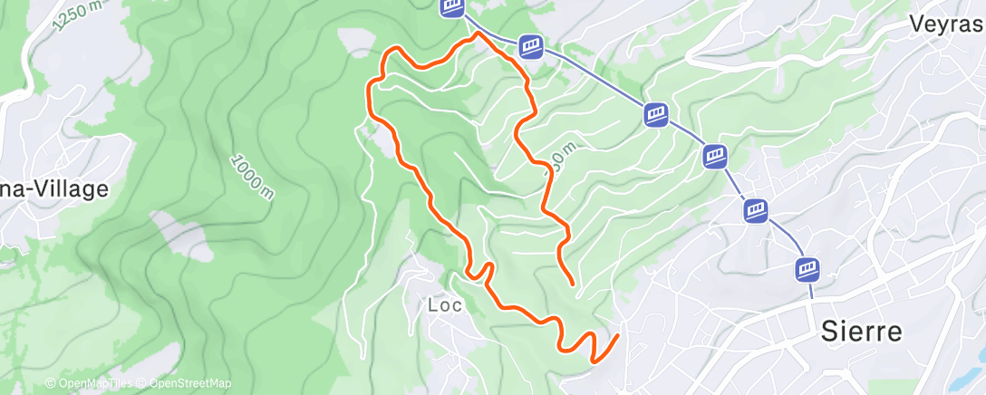 Map of the activity, Darnona 🐶