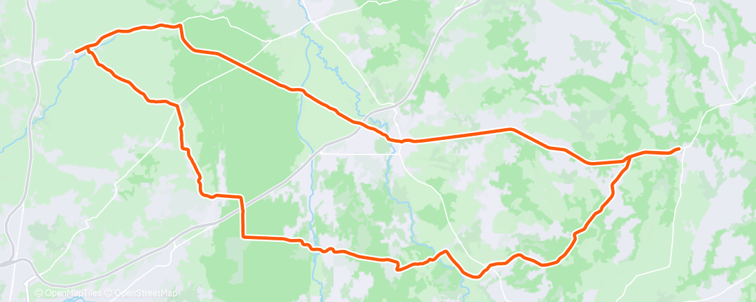 Map of the activity, Sortie vélo dans l'après-midi