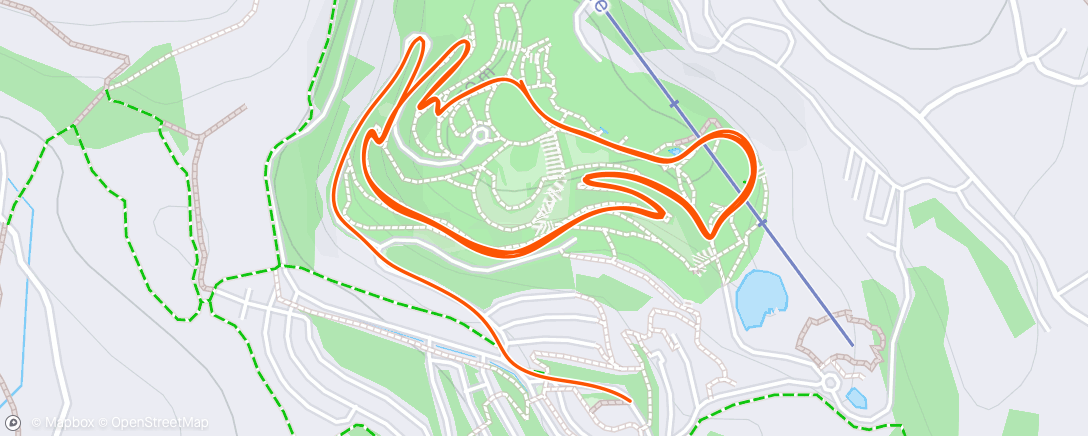 Map of the activity, Eden Project Parkrun 🌳