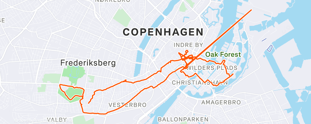 Map of the activity, City "break" part 2