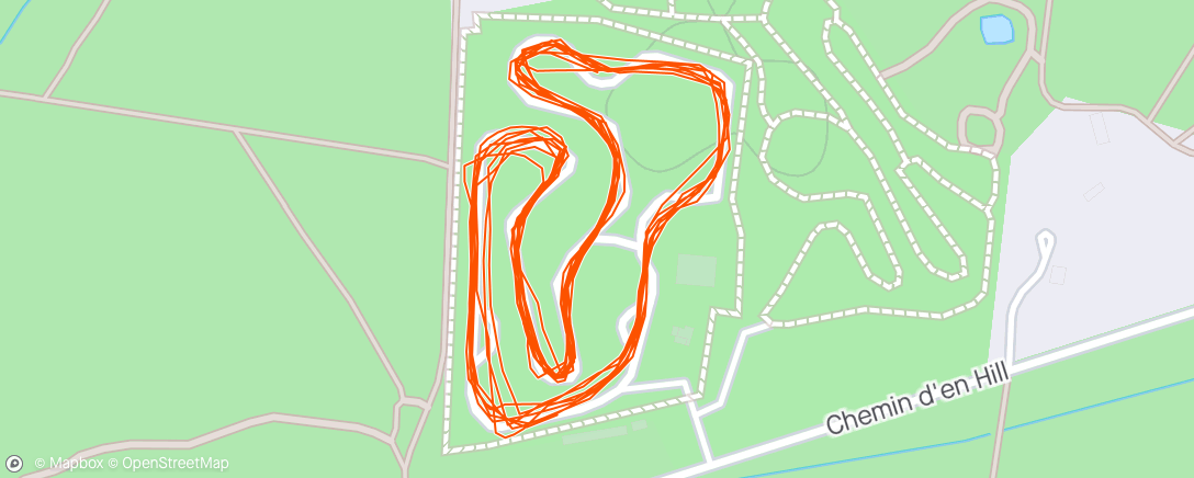 Map of the activity, Kart session 2