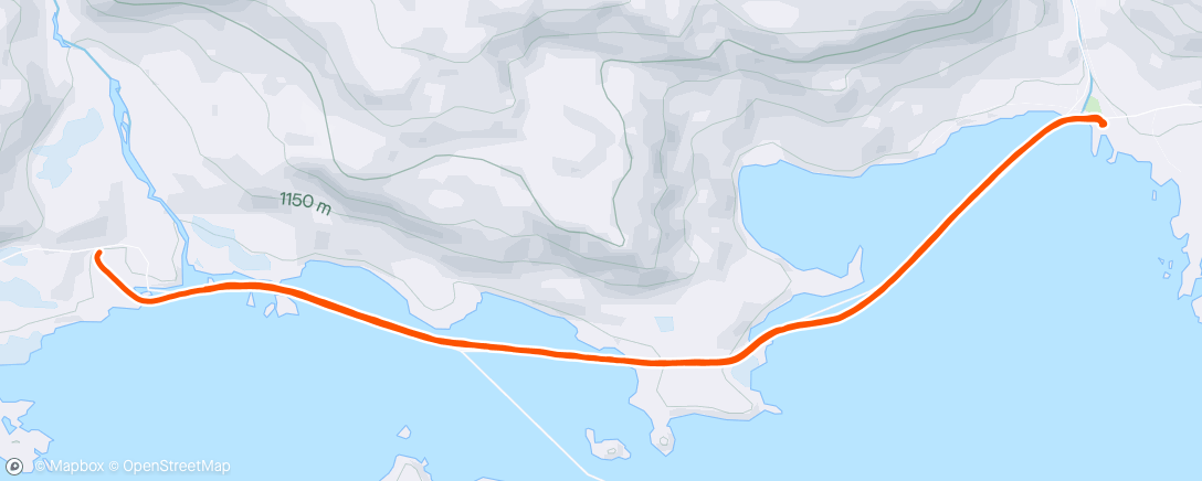Map of the activity, En liten kosetur på påskaften t/r Iungsdalshytta - Toviki/Veslebrea