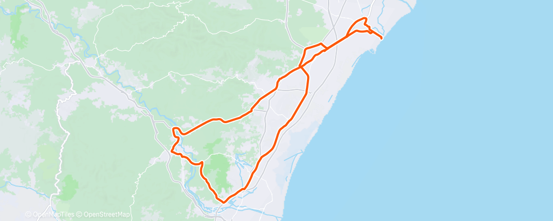 Карта физической активности (Morning Gravel Ride)