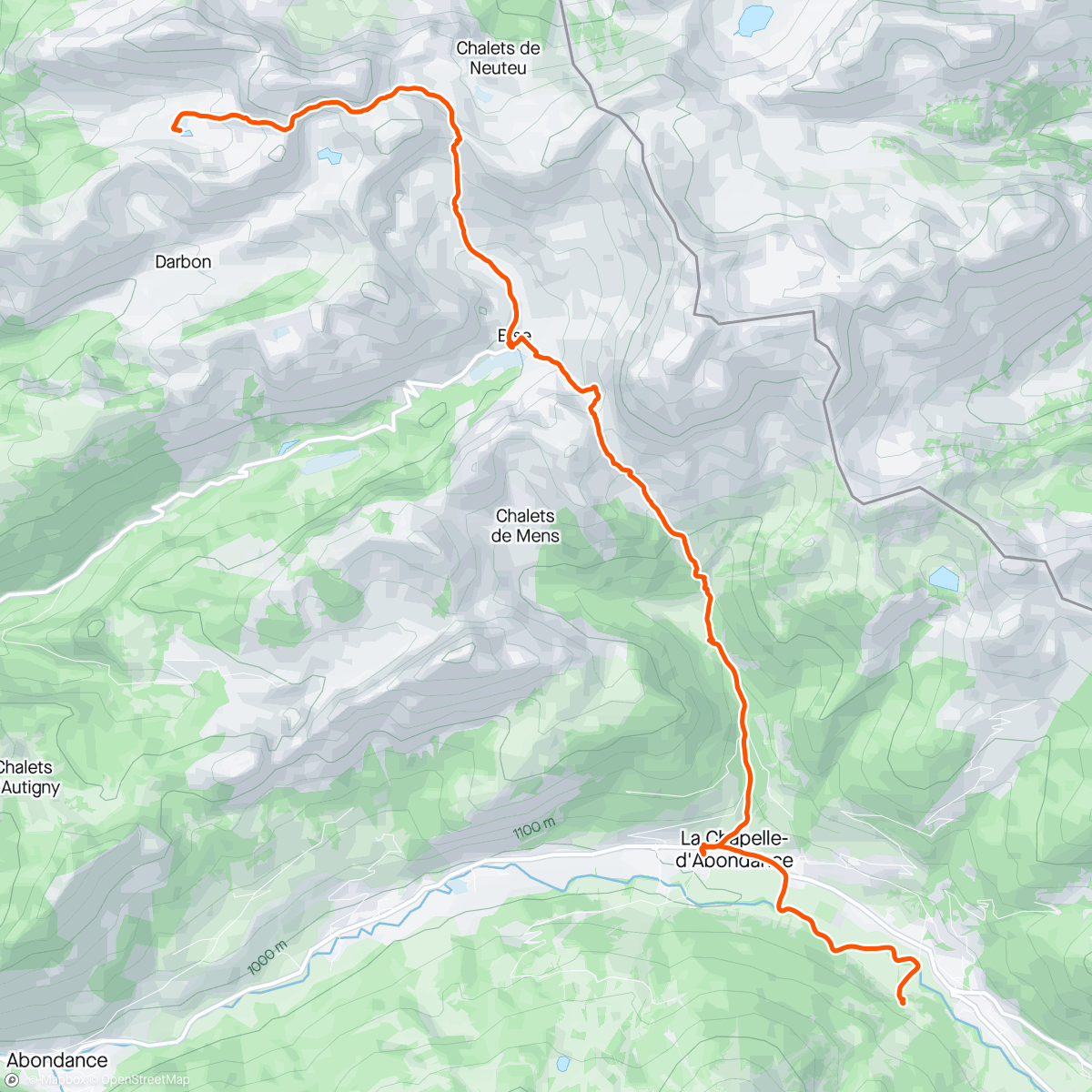 Map of the activity, Hexatrek Stage 2 🏔 / Day 3