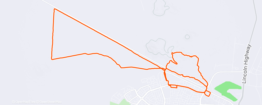 Map of the activity, Morning Ride