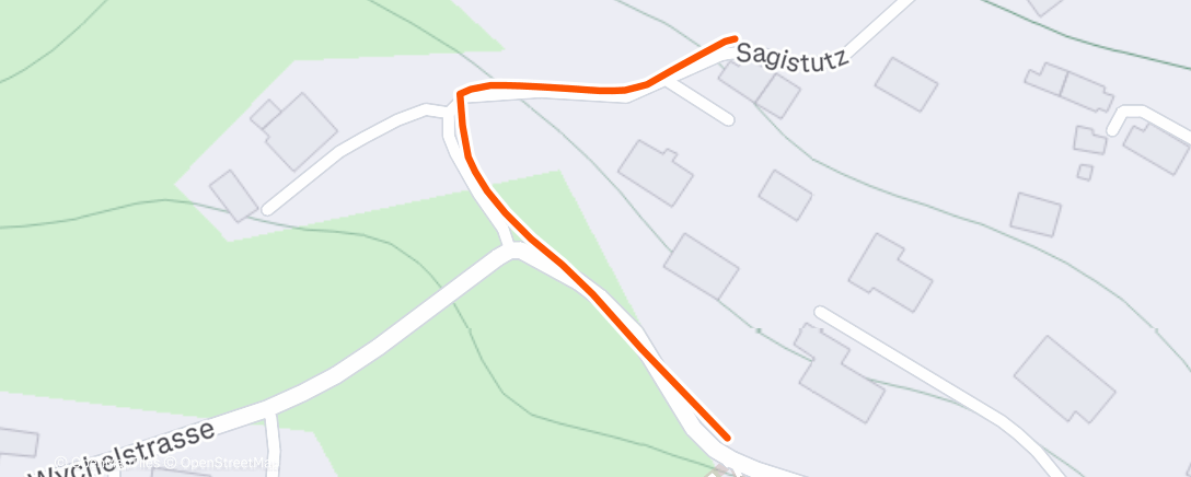 Map of the activity, Morning Walk