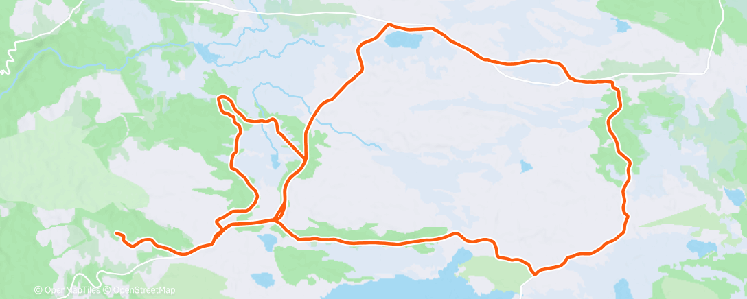 Карта физической активности (Afternoon Nordic Ski)