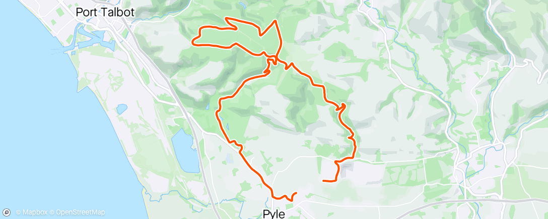Map of the activity, Evening Ride with Richie and Lewis