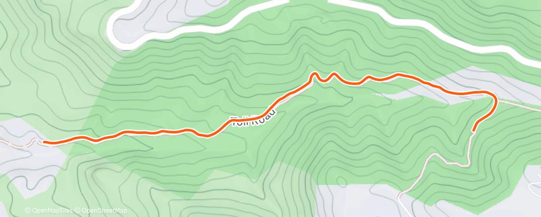 Map of the activity, Morning Walk