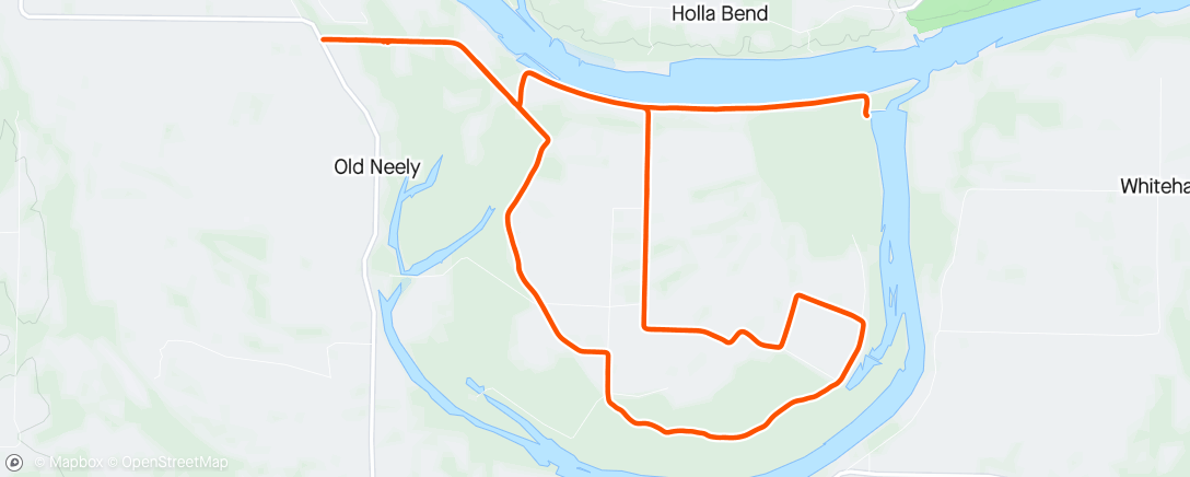 Map of the activity, Holla bend Noodle