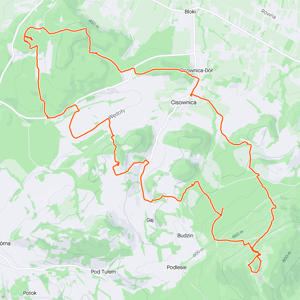 Map of the activity, Liszkor