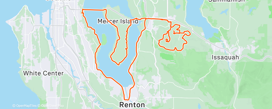 Карта физической активности (Morning Ride)