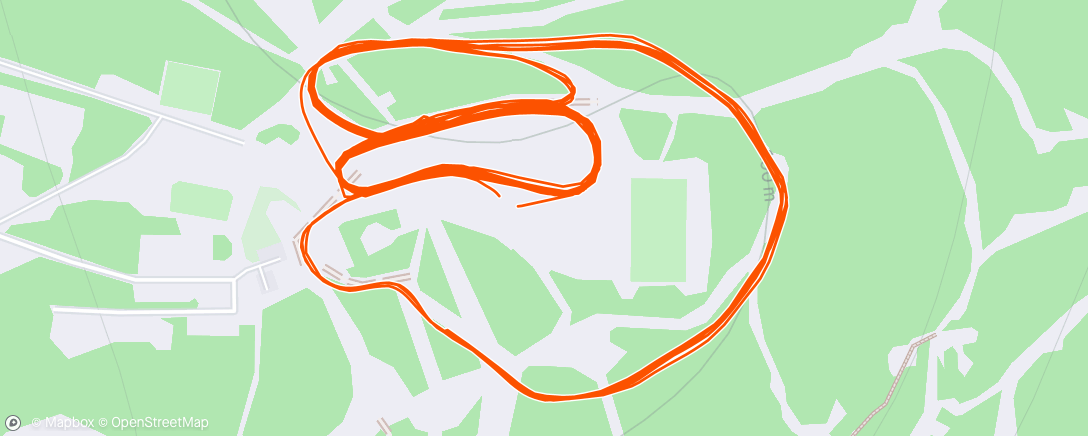 Map of the activity, Evening Nordic Ski