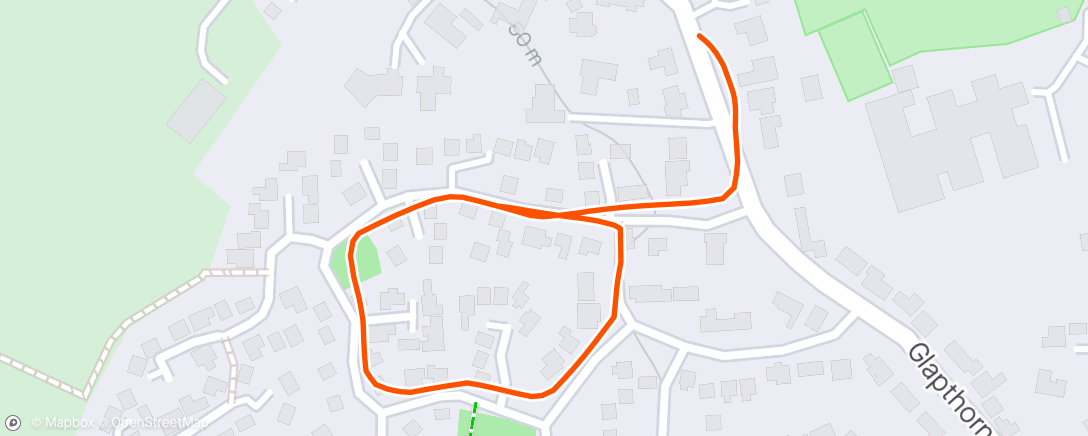 Map of the activity, Evening Walk CD 🚶‍♂️