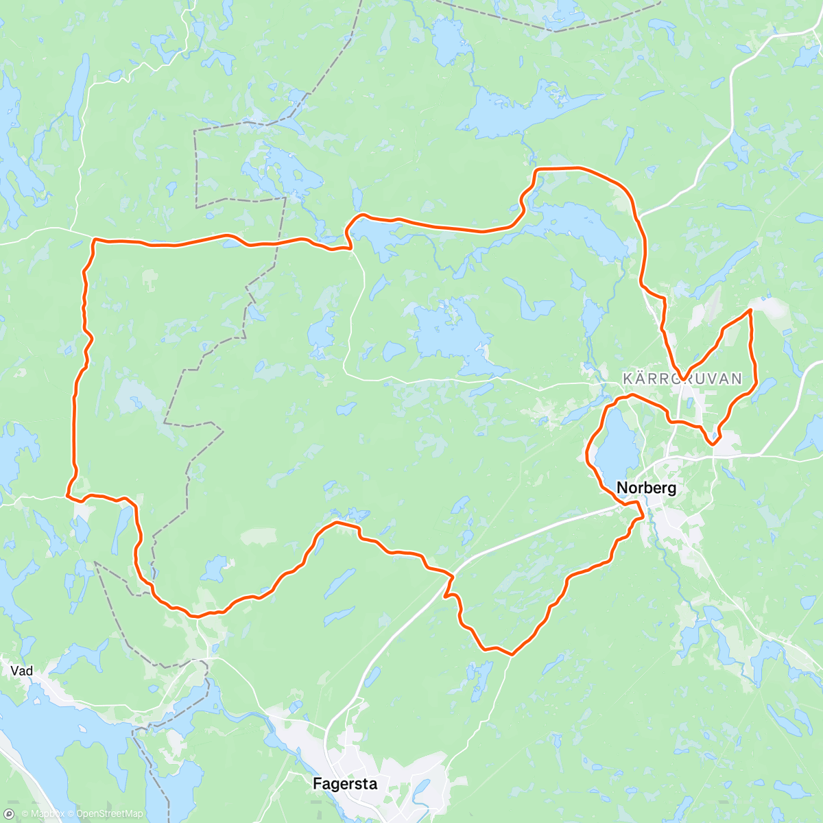 Map of the activity, Morning Ride ⛸️🧊🥶