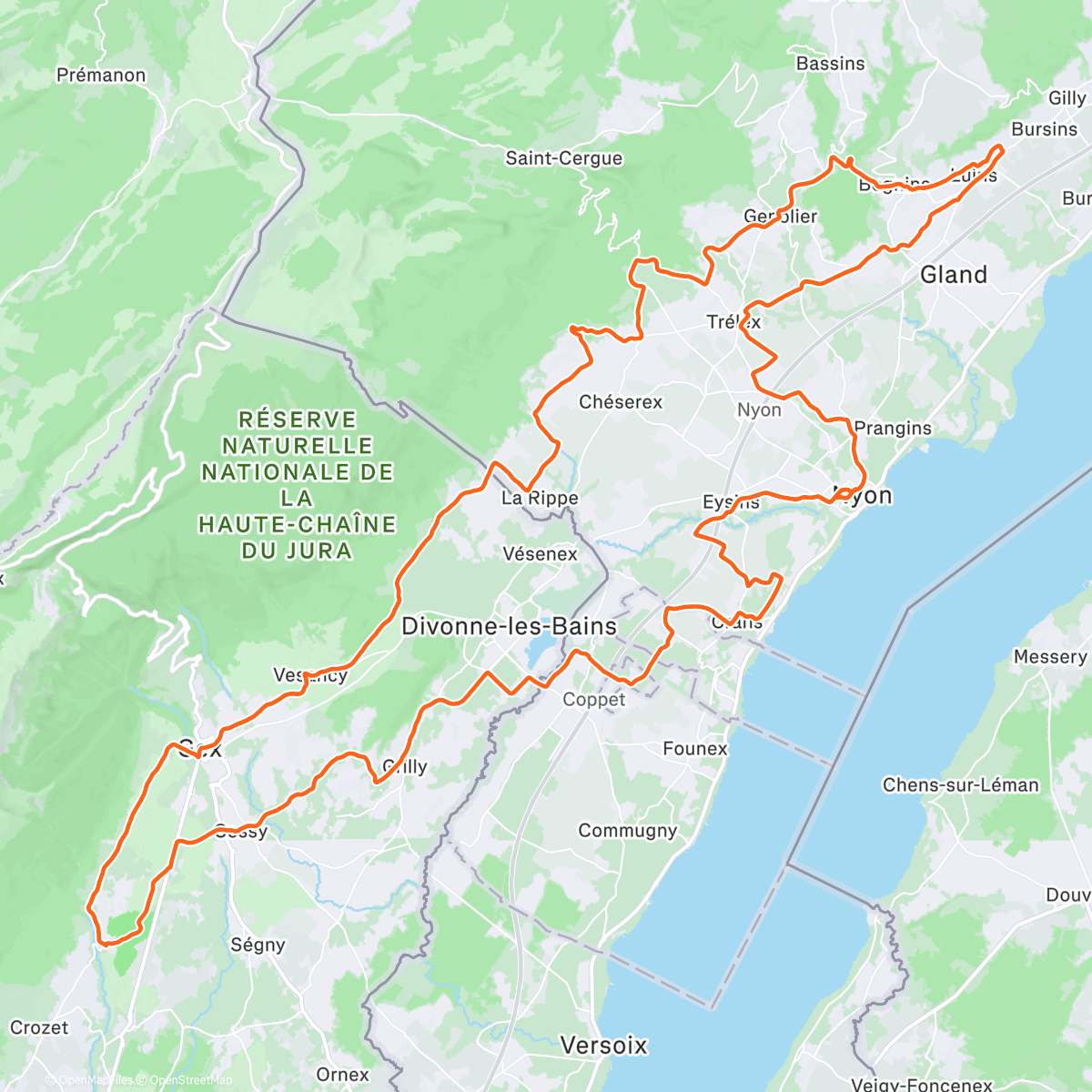 Map of the activity, TDC Saturday Ride (G2)