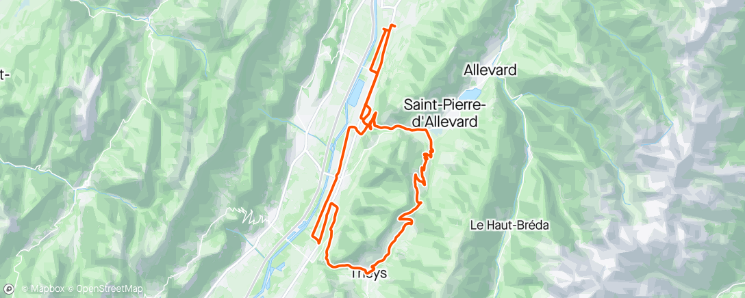 Map of the activity, Col du Barrioz 🌤️