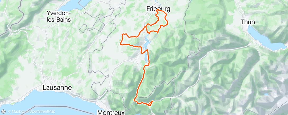 Карта физической активности (Tour de Romandie #2)