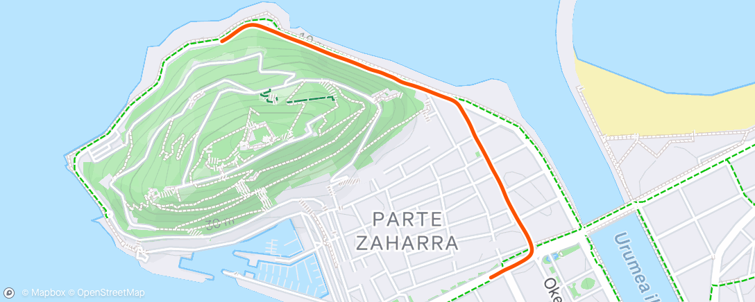 Map of the activity, Sortie vélo dans l'après-midi