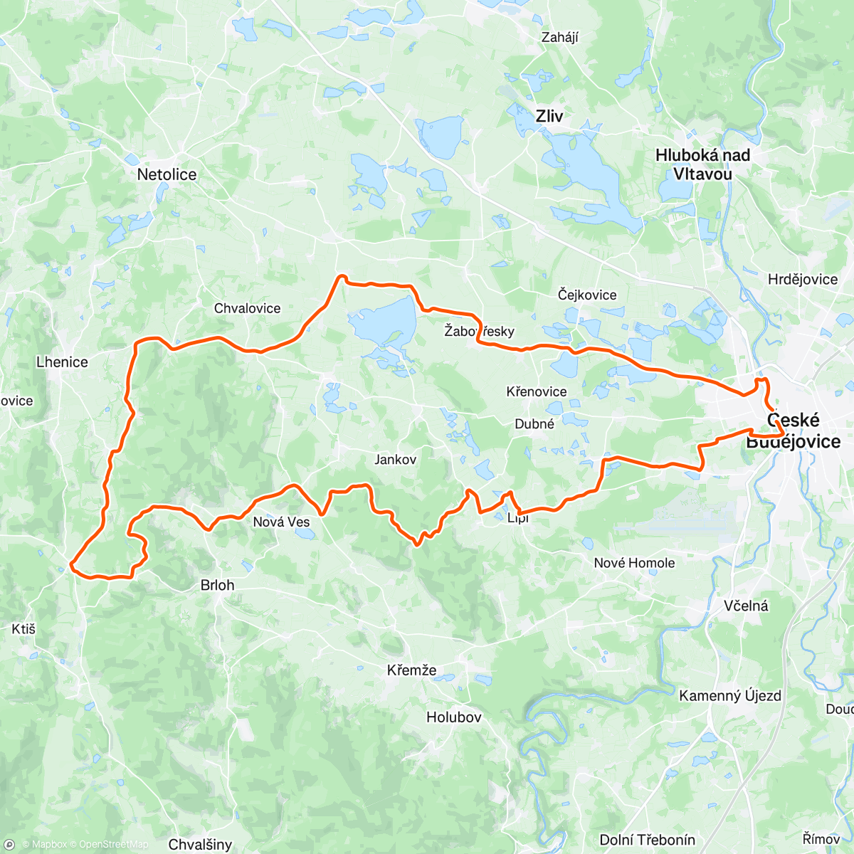 Map of the activity, Afternoon Gravel Ride 🥶