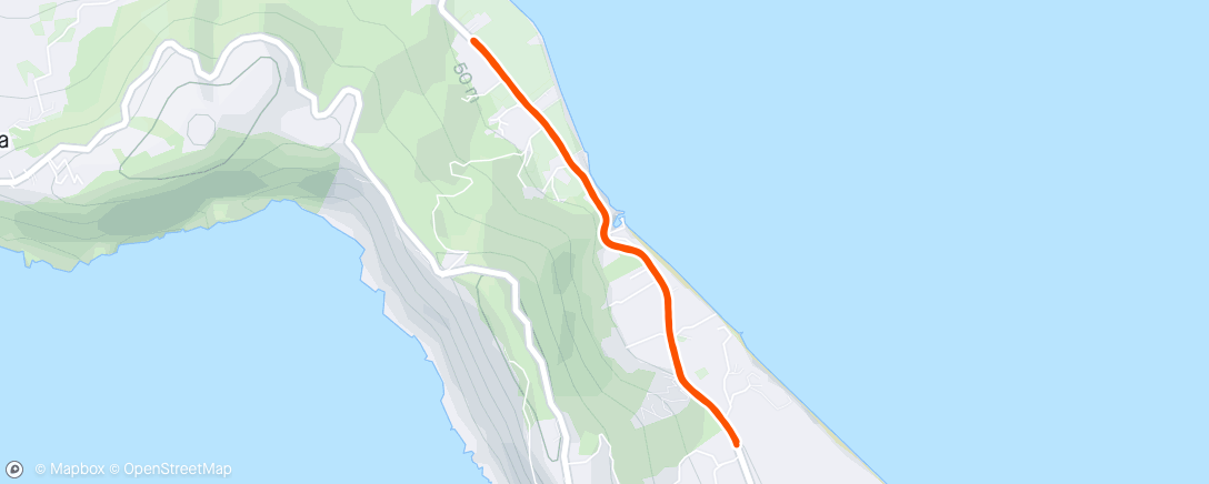 Mapa de la actividad (Corrida matinal)