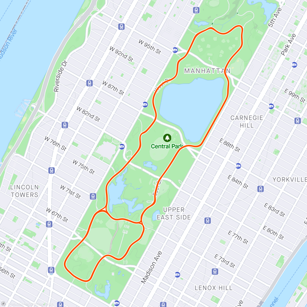 Map of the activity, Zwift - Endurance Free Ride in New York