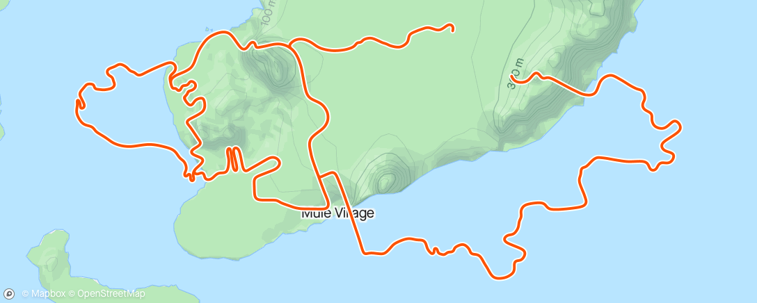 Map of the activity, Zwift - Phase 4.1 - Depleting 20's in Watopia