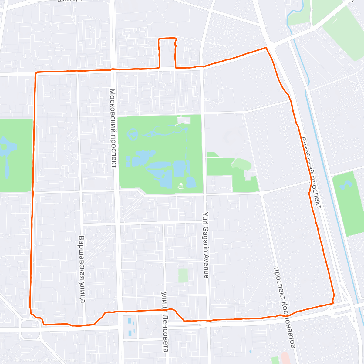 Карта физической активности (Snowy jog 🌨️)