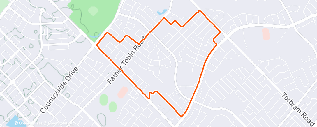 Map of the activity, Lunch Walk