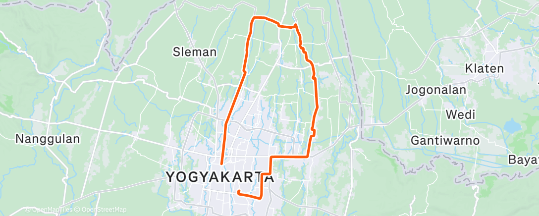 Map of the activity, tutup taun 2025