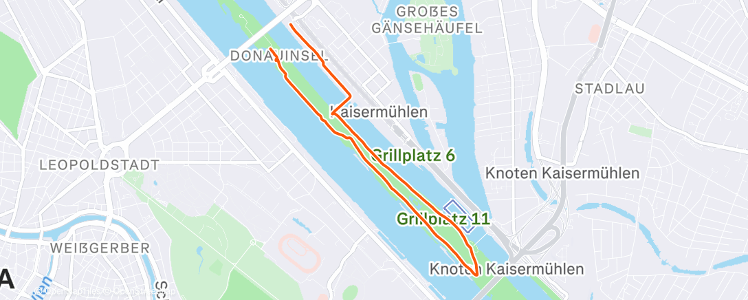 Карта физической активности (Afternoon Walk)