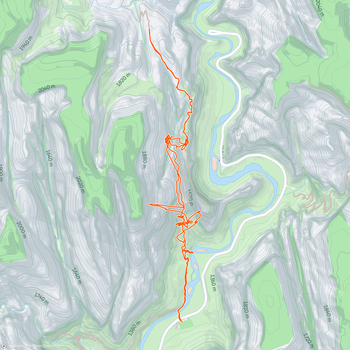 Map of the activity, Wandertag 11