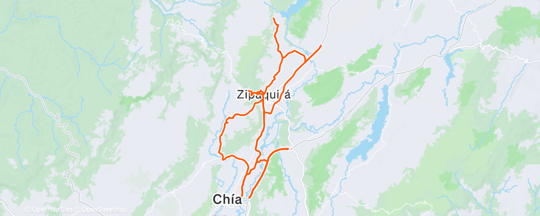 Mappa dell'attività Morning Ride