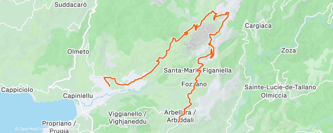 Map of the activity, Baracci