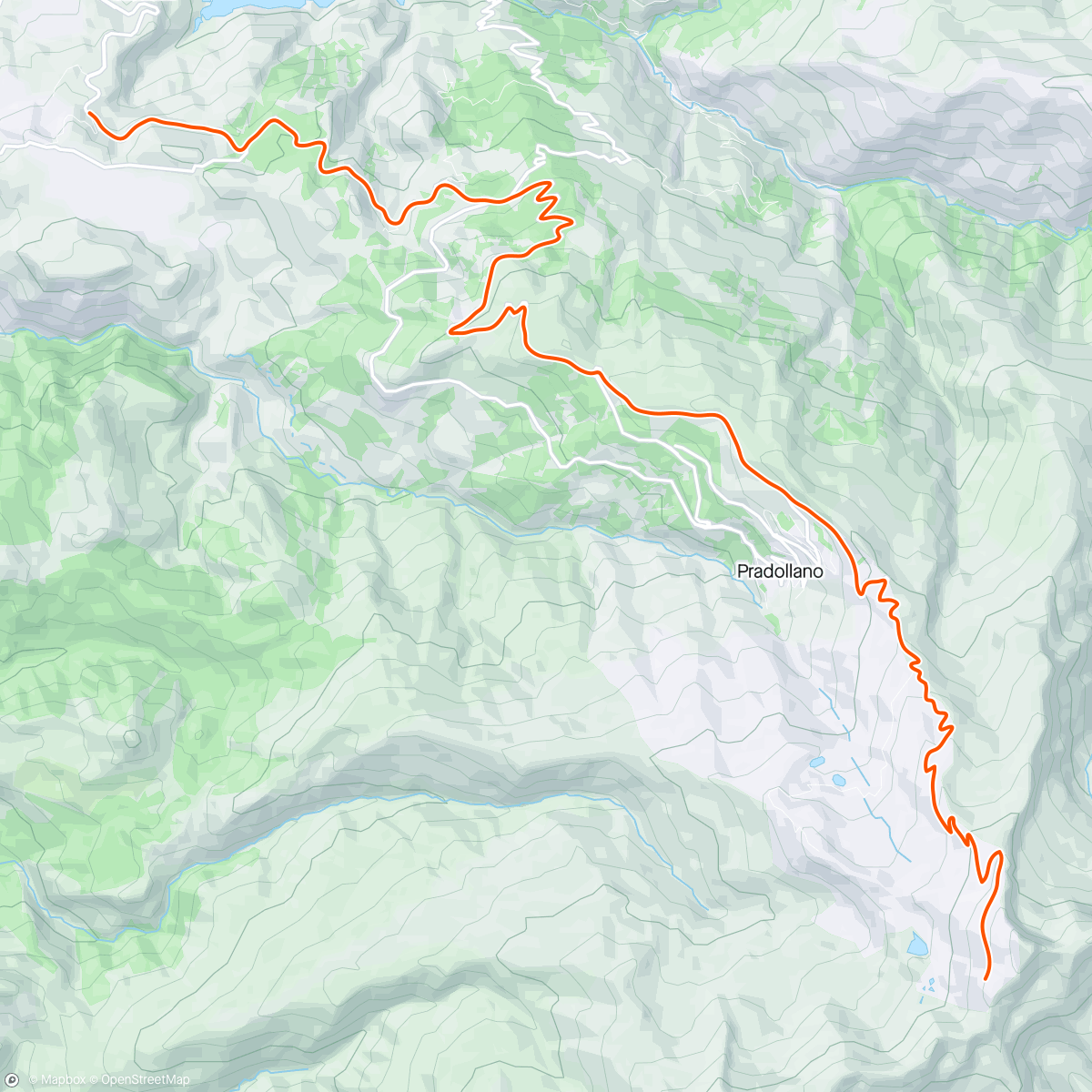 Map of the activity, BKOOL - bajada sierra nevada 2