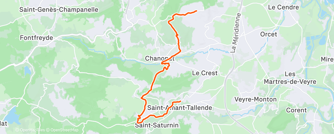 Mappa dell'attività Reprise en douceur pour soutenir les pionniers 👌 #clermontaleix