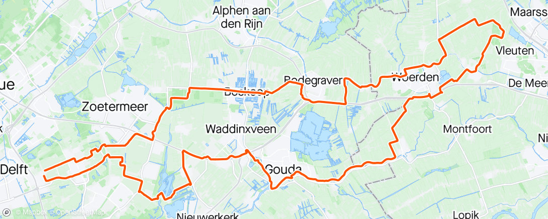Map of the activity, Rondje Haarzuilens