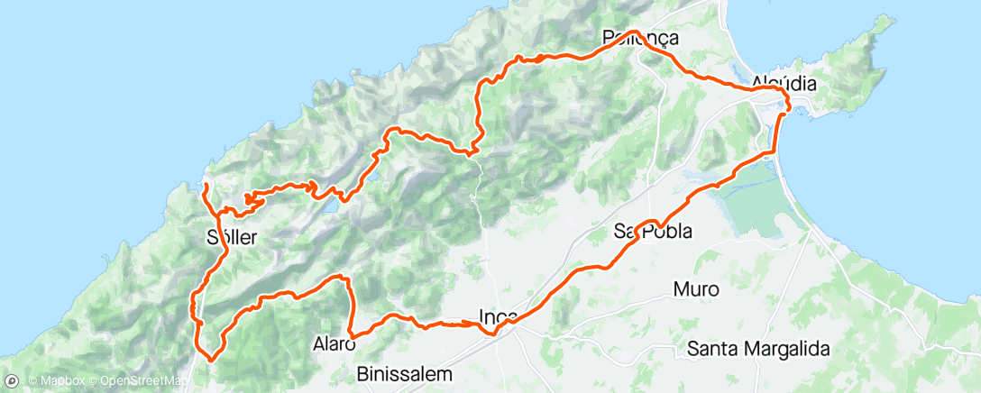 Map of the activity, Day 6 - Soller