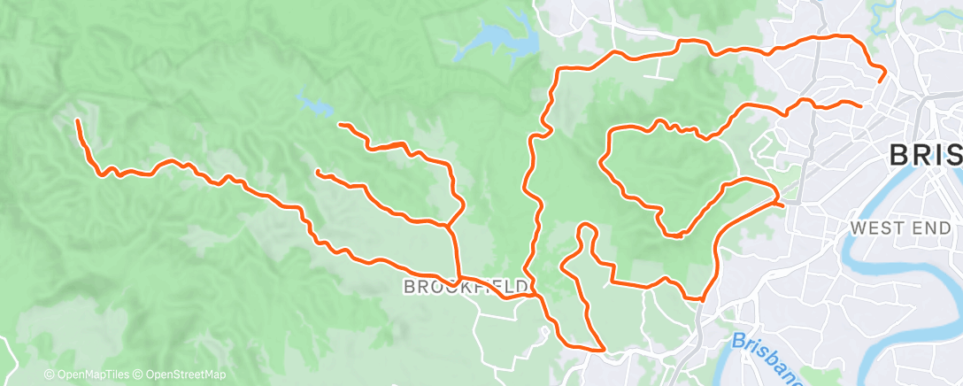 Map of the activity, Hills with Hoogy