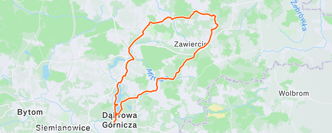 Карта физической активности (Rapha 500 - day 5. Taniec na lodzie i fajna trasa na Jurze. Wiało 🥶😅)