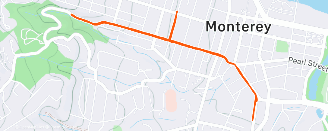 Map of the activity, Officially injured finally. 😑