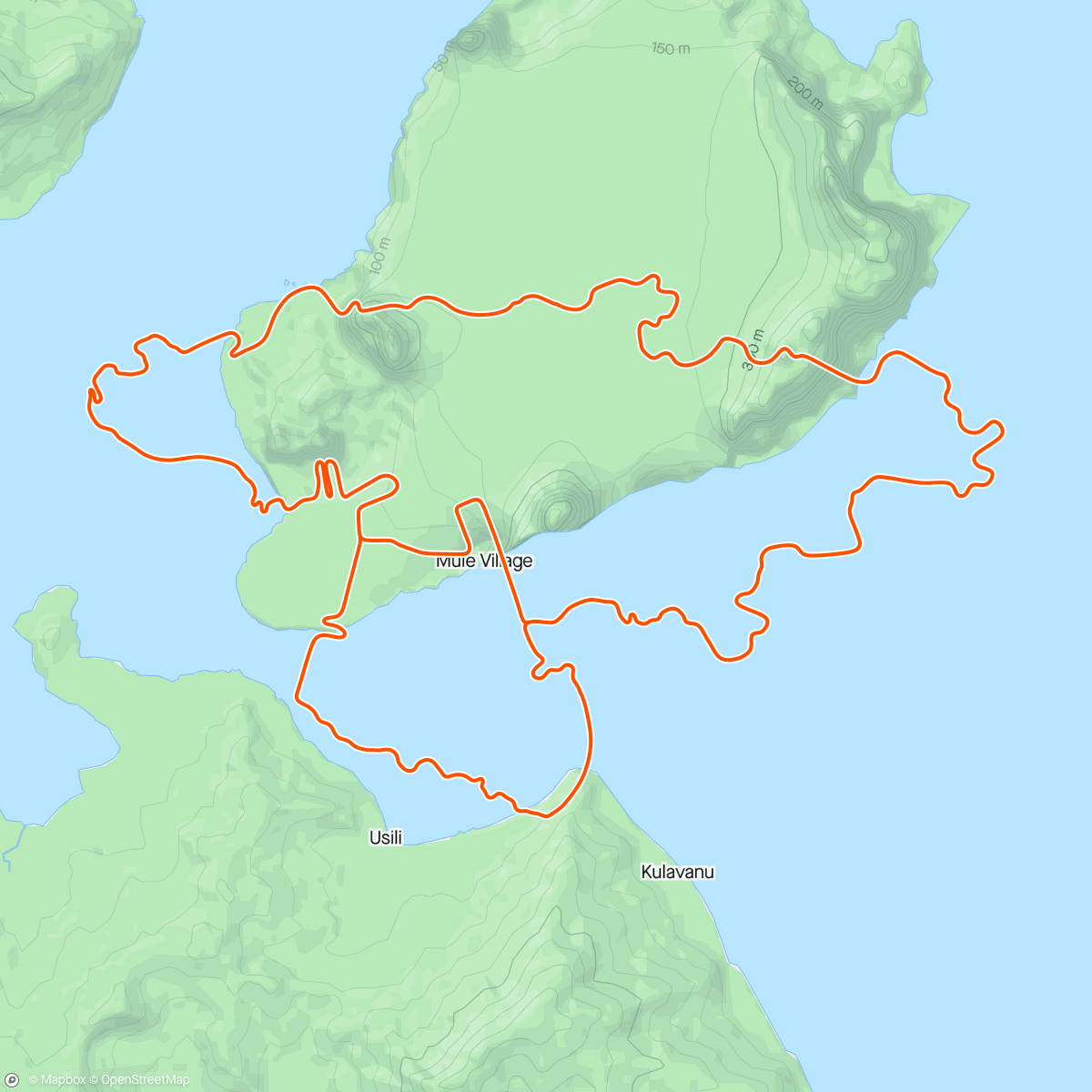 Mapa da atividade, Zwift - Sunday Freeride in Watopia