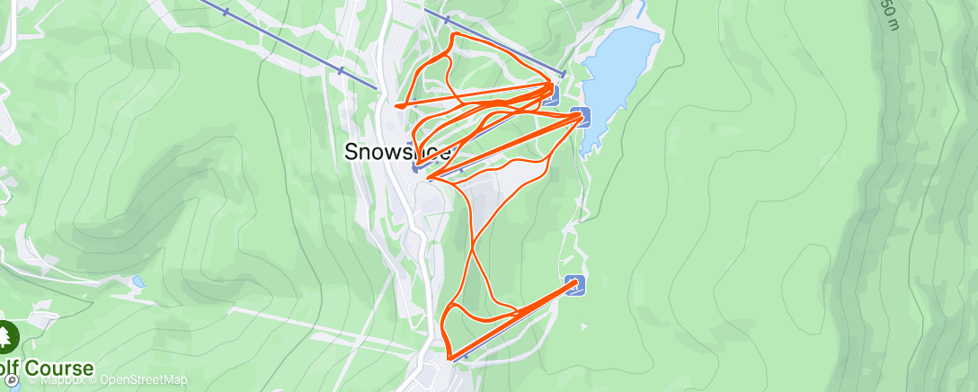 Map of the activity, First laps of the season