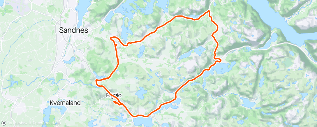 Map of the activity, Rolige 2-timers