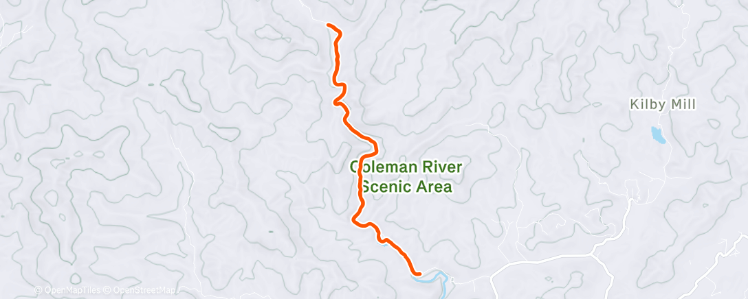 Карта физической активности (Morning Run)