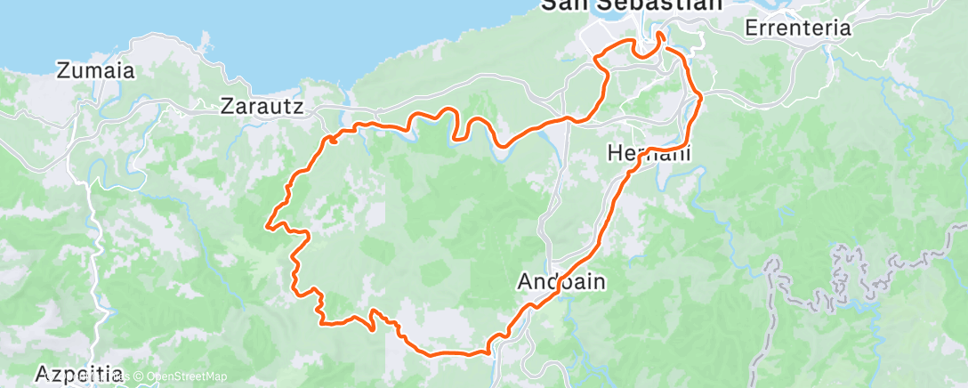 Карта физической активности (Sin muchas patas en solitario)