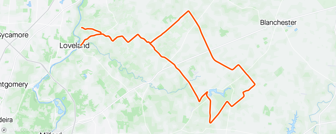 Map of the activity, Secret Ride